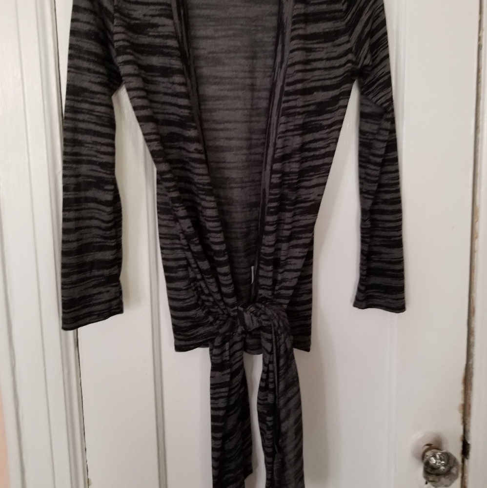 drape front cardigan - Picture 3 of 5